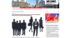 Desktop Screenshot of linksfraktion-bremen.de